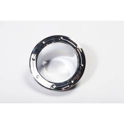 Rugged Ridge 13311.23 Fuel Filler Accent Trim Chrome for Wrangler JK