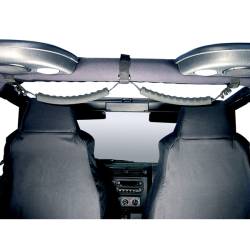 Rugged Ridge - Rugged Ridge 13305.05 Rear Dual Grab Strap Black for Jeep Wrangler - Image 1