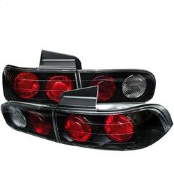 Spyder Auto - Spyder Auto 5000200 Black/Clear Euro Style Taillights for 94-01 Acura Integra - Image 1