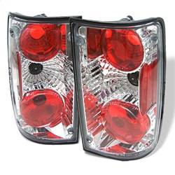 Spyder Auto - Spyder Auto 5007643 Euro Taillights Chrome/Clear for 89-95 Hilux/T100 Pickup - Image 1