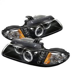 Spyder Auto - Spyder Auto 5009692 Black/Clear LED Halo Projector Headlights - Image 1