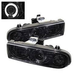 Spyder Auto - Spyder Auto 5009562 Halo Projector Headlights Chrome/Smoked for 98-05 S10 Blazer - Image 1