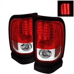 Spyder Auto - Spyder Auto 5002716 LED Red/Clear Taillights for 94-02 Dodge Ram Trucks - Image 1