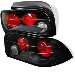 Spyder Auto - Spyder Auto 5003584 Euro Taillights Black/Clear for 94-95 Ford Mustang - Image 1