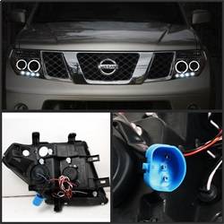 Spyder Auto - Spyder Auto 5011541 Halo LED Projector Headlights for 05-08 Frontier Pathfinder - Image 2