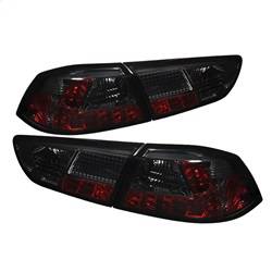 Spyder Auto - Spyder Auto 5030399 LED Taillights Chrome/Smoked for 08-14 Lancer - Image 1