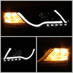 Spyder Auto - Spyder Auto 5071903 Projector Style Headlights Black/Clear for 06-07 Audi A6 - Image 3