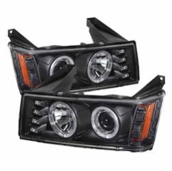 Spyder Auto - Spyder Auto 5074140 Blk/Clear Halo Projector Headlight for 04-12 Canyon/Colorado - Image 1