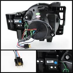 Spyder Auto - Spyder Auto 5075314 Black/Clear Projector Style Headlights for 07-14 FJ Cruiser - Image 1