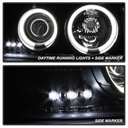 Spyder Auto - Spyder Auto 5078704 CCFL Halo Projector Headlights Black/Smoked - Image 1