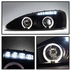 Spyder Auto - Spyder Auto 5078629 LED Halo Projector Headlights Black for 04-08 Grand Prix - Image 2