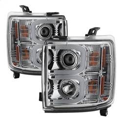 Spyder Auto - Spyder Auto 5081049 Light Bar Headlights Chrome/Clear for 15-16 Silverado HD - Image 1