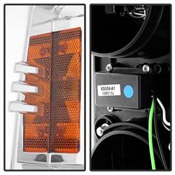 Spyder Auto - Spyder Auto 5081049 Light Bar Headlights Chrome/Clear for 15-16 Silverado HD - Image 2