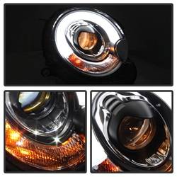 Spyder Auto - Spyder Auto 5080608 Projector Style Headlights Black/Clear - Image 2