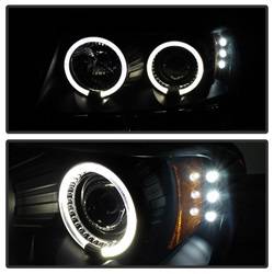 Spyder Auto - Spyder Auto 5078568 LED Halo Projector Headlights Black/Smoked - Image 2