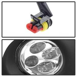 Spyder Auto - Spyder Auto 9031649 LED Fog Lights Black/Clear for 13-15 Nissan Altima - Image 2