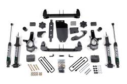 Zone Offroad ZONC59N 6.5" Suspension Lift Zone Shocks Silverado/Sierra 1500 4WD