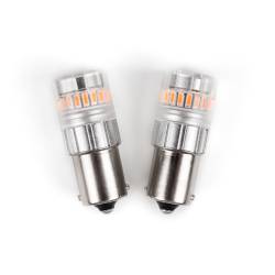 ARC Lighting - ARC Lighting Tiny Monster ECO Series 1156 LED Bulbs Amber PAIR 3116A - Image 1