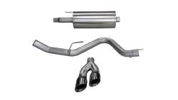 Corsa Performance - Corsa Performance 14837BLK Sport Cat-Back Exhaust System for 15-20 Ford F150 - Image 1