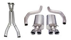 Corsa Performance - Corsa Performance 14164CB1 Sport Cat-Back Exhaust System for 06-11 Corvette - Image 1