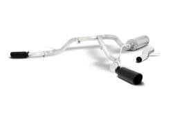 Gibson Performance Exhaust - Gibson Performance 65683B Black Elite Cat-Back Dual Extreme Exhaust System - Image 1