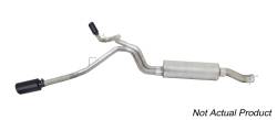 Gibson Performance Exhaust - Gibson Performance 65712B Black Elite Cat-Back Dual Extreme Exhaust System - Image 1