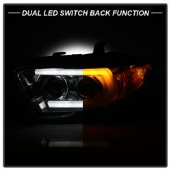 Spyder Auto - Spyder Auto 5085825 Projector Headlights Sequential LED Turn Signal Chrome - Image 5