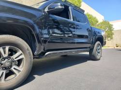 Go Rhino - Go Rhino FS4429T Frame Mounted Steel Sliders for 05-23 Tacoma - Image 1
