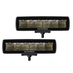 Go Rhino - Go Rhino 750300621FBS Blackout Series Sixline LED Flood Light Kit - Image 1