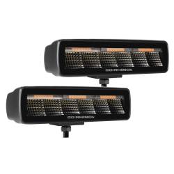 Go Rhino - Go Rhino 750600622FBS Blackout Series Sixline LED Flood Light Kit - Image 2