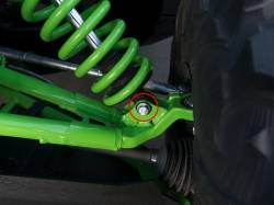 PRP - PRP ODL-217403 Front Suspension Limiter Straps Black for Kawasaki KRX1000 - Image 3