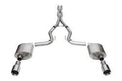 Corsa Performance - Corsa Performance 21255 Sport Cat-Back Exhaust System for 24-25 Ford Mustang - Image 1