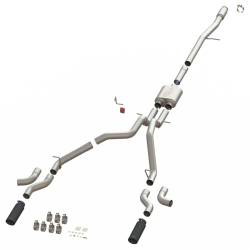 SpeedFx - SpeedFX 50101 MaxFlow Xtreme Cat-Back Exhaust 3" Inlet Dual Exit 4" Black Tips - Image 2