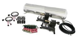 Ridetech - Ridetech 30154700 Air Compressor BigRed 4-Way Dash Panel Tank Air Lines Kit - Image 1
