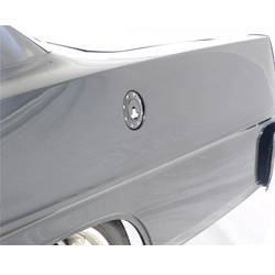 Ridetech - Ridetech 81000039 Silver Filler Necks & Billet Locking Fuel Doors for 62-67 Nova - Image 2
