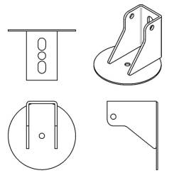 Ridetech - Ridetech 90000073 Mild Steel Coilover Conversion To Air Spring Bracket - Image 2