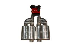 Valvetronic Designs - Valvetronic UVM.63MM.X2 2.5 Dual Valved Muffler Kit 63mm Outlet w/Control Box - Image 1