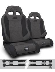 PRP - PRP A89010-C38-54 Enduro Elite Trek Edition Seat Kit for Wrangler JK/JKU Pair - Image 1