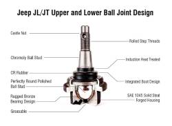 Apex Chassis - Apex Chassis KIT113 Heavy Duty Ball Joint Kit for 18-25 Wrangler JL - Image 2
