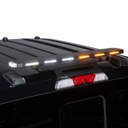 Putco - Putco 950236 Tri-Hornet LED Stealth Rooftop Strobe Light Bar Amber White & Blue - Image 1