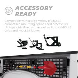 Putco - Putco 195223 Truck Bed Molle Panel Front Bulkhead for 19-25 for Ram 6'4" Bed - Image 2