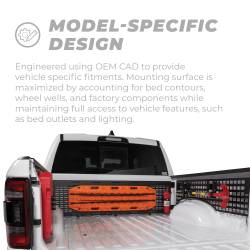 Putco - Putco 195122 Truck Bed Molle Panel Passenger for 15-25 F150 8' Bed - Image 2