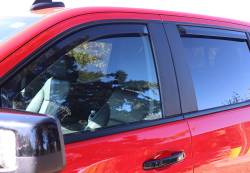 Putco - Putco 580242 Tinted Window Deflectors for 19-25 Silverado/Sierra Crew Cab F/R - Image 1