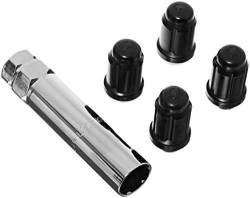 Gorilla Automotive - Gorilla 21631BC Black Chrome Small Diameter Wheel Locks 12MM x 1.50 4PC w/Key - Image 8