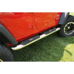 Rugged Ridge 11593.1 4" Round Step Stainless Steel