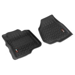 Rugged Ridge - Rugged Ridge 82902.08 Floor Liners Front Black 11-12 Ford F250/F350 - Image 1