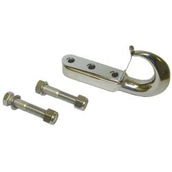Rugged Ridge 11141.01 Front Tow Hook Stainless Steel for Jeep CJ & Wrangler
