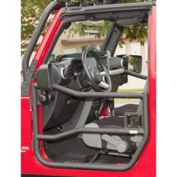 Rugged Ridge 11509.10 Front Tube Doors Textured Black for Jeep Wrangler