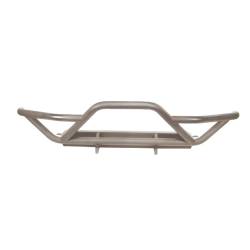 Rugged Ridge 11502.12 RRC Front Bumper w/Grille Guard Titanium for Wrangler
