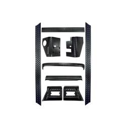 Rugged Ridge 11650.50 9-Piece Full Body Armor Kit for Jeep Wrangler
